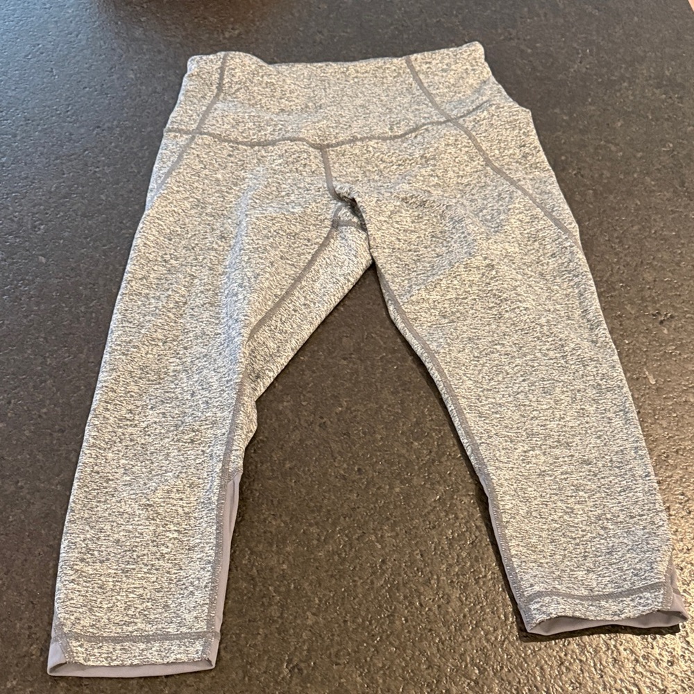 Zella Heathered Gray Kids Leggings
